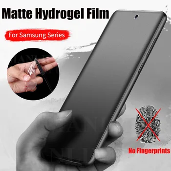 3Pcs Matinis Hidrogelio Kino Screen Protector For Samsung Galaxy S20 S21 S10 S8 S9 Plus Pastaba 10 9 A50 A51 A71 A31 Screen Protector