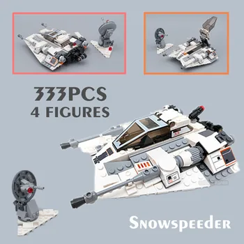 New Star Kosmoso Karai Snowspeeders Snowfielded lėktuvas-RT 75259 75261 Statybiniai Blokai, Plytos Vaikas, Dovana, Žaislai