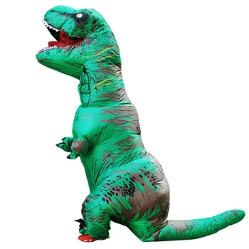 Karšto T REX Dinozaurai Pripučiamas Kostiumas Šalis Cosplay Kostiumai Išgalvotas Talismanas Anime Helovinas Kostiumų Suaugusiems Vaikams Dino Animacinių filmų