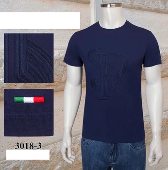 Milijardierius vyrų marškinėliai 2021 m. vasaros naują Laišką, siuvinėjimo Trumpas rankovės medvilnės drabužius, O-kaklo marškinėliai M dydžio~4XL