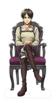 Anime Ataka Titan Eren Jager Mikasa Akermano Akrilo Stovi Paveikslas Modelis Plokštė, Ekranas Stalo Dekoro Cosplay Sėdynės Serijos Dovanos