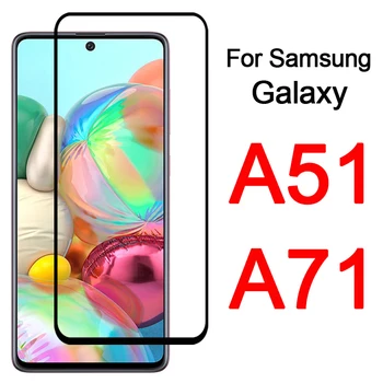 A71 apsauginis stiklas Samsung Galaxy a51 51 71 A515F A715F Sam gaxaly 51a 71a Screen Protector, šarvuotos saugos Grūdintas Stiklas