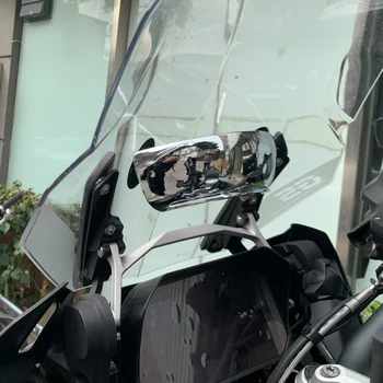 Motociklų Saugos Galinio Vaizdo Veidrodėlis Priekinis Stiklas 180° Aklojoje Veidrodžių Universalios