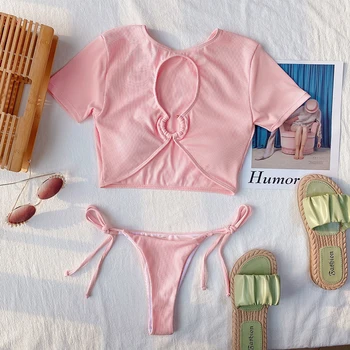 Ellolace Moterų maudymosi kostiumėlį, Tuščiaviduriai Iš maudymosi Kostiumėliai Moterims Seksualus Viršuje ir Žemo Liemens Kelnaitės Bikini 2021 Moterų Maudymosi Kostiumai Bikini Komplektas