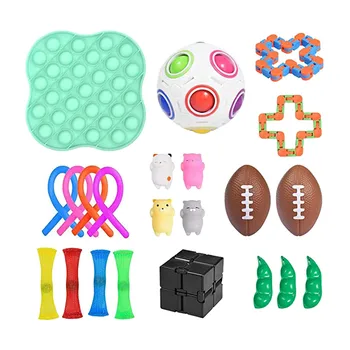 Įtempių Žaislai, Žaislų Rinkinys Pigūs Jutimo Žaislų Paketas, Skirtas Vaikams Ar Suaugusiems Fidget Žaislų Paketas Figit Žaislai Išskleidimo Fidget Žaislai