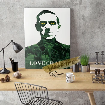 H. P. Lovecraft Cthulhu Meno Spaudiniai, Lovecraft Plakatas, Siaubo, Mokslinės Fantastikos Sienų Lipdukai, Gotikos Ekscentriška Figūra Sienų Tapyba