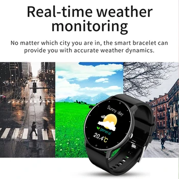 ZK30 2021 Naujas Smart Watch Vyrų jutiklinių IP67 atsparus Vandeniui Bluetooth Ekrano Sporto Fitneso Žiūrėti 