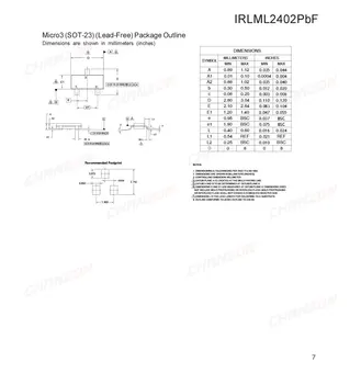 50Pcs IRLML2402TRPBF SOT-23 Galia SIC Mosfet Tranzistorius Bipoliniu Sankryžos rūgščiąsias parengė bjt Galingas Vamzdis Fets SMD 1.2 20V Integrinių Grandynų