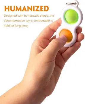 Naujausias Montessori Antistress Fidget Žaislai Paprasta Dimple Žaislas Slėgio Atsarginiais Valdybos Valdytojas Švietimo Žaislas