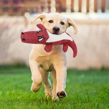 Greitas pristatymas 2020 Naujo Augintinio Šuns Žaislas Lino Pliušinis Gyvūnų Žaislas Šuniui Kramtyti Piskliwy Triukšmo Dantų Valymo Žaislas Kramtyti Mokymo Reikmenys