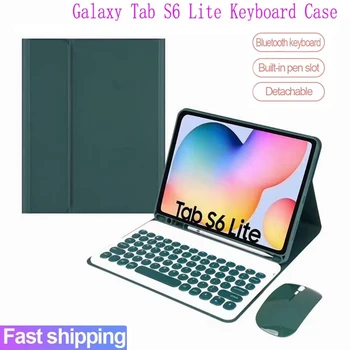 Magnetinė Klaviatūra Samsung Galaxy Tab S6 Lite 10.4 SM-P610 SM-P615 P610 P615 Padengti Tab S6 Lite Atveju su Pele