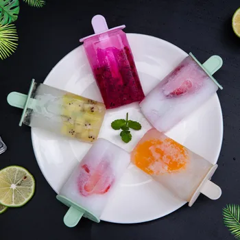 Ledų Pelėsių Visos Virtuvė 6 Ląstelių Ledo Kubo Formos Popsicle Maker 