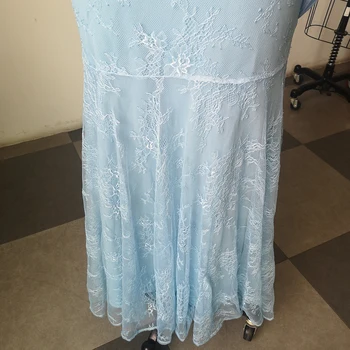 Maxi Vasaros Mėlyna Sexy Nėrinių Suknelė Absoliutus Kratinys Pynimas Nereguliarus Afrikos Moterų Vestuvių Vakarą Undinė Šalis Ilgai 2021 Suknelė