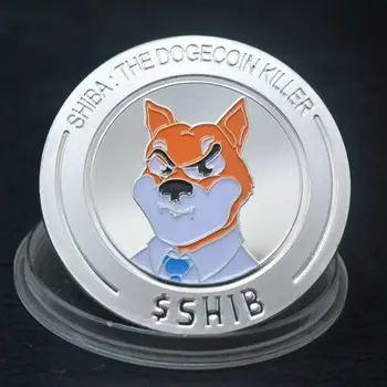 2021 Naujas Dogecoin Žudikas Shib Shiba Inu Monetų Atminimo Ženklelis Šuo Digital Virtual Suvenyrų Monetų Kolekciją Apdailos Amatų