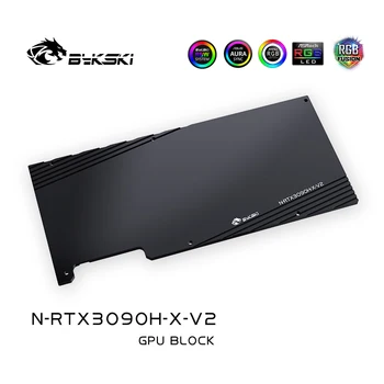 Bykski GPU Vandens Blokas ZOTAC Palit INNO3D GALAX SPALVINGA Įkūrėjas Edition RTX 3090 3080 Grafikos Korta NVIDIA N-RTX3090H-X-V2