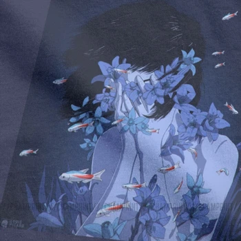 Nuostabi, Tobula, Juoda T-Shirt Vyrams Įgulos Kaklo Grynos Medvilnės Marškinėliai Satoshi Kon Anime 1997 Trumpas Rankovės Tees Vasaros Drabužių