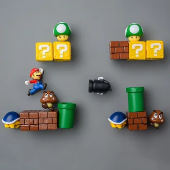 Originalus Super Mario 3D Šaldytuvas Magnetai, Šaldytuvas Magnetas Pranešimą Lipdukas Suaugęs Žmogus Mergaitė, Berniukas, Vaikams, Vaikų Žaislai, Gimtadienio Dovanos