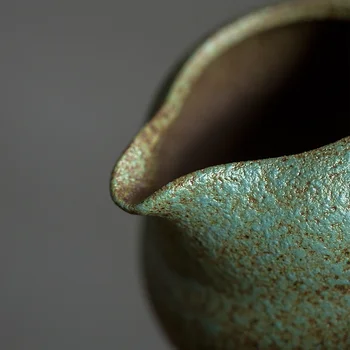 Japoniško Stiliaus Rupi Keramikos Pusėje Rankena Ąsotis Namų Retro Arbatos Ąsotis Antikvariniai Kung Fu Arbatos Rinkinys Keramikos Arbatinukas