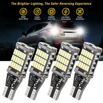 2x Canbus T15 T16 921 W16W LED Lemputės, Automobilių Atsarginės Atbulinės Šviesos