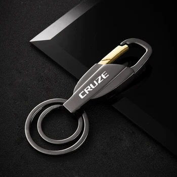 Sidabrinė, juoda ir aukso paketų prižiūrėtojų raktinę keychain už Chevrolet Cruze 2011 m. 2012 2017 SS Priedai