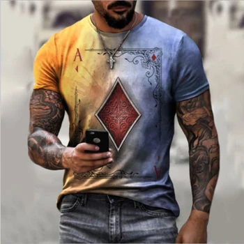 Marškinėlius vyrų 2021 camisetas hombre verano tee marškinėliai homme de marque koszulki camiseta hombre manga corta 3D spausdinimo T-shirts