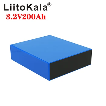 LiitoKala 3.2 V 200Ah LiFePO4 ličio baterija 3.2 v 3C Ličio geležies fosfato baterijos 4S 12V 24V baterija Jachta saulės RV