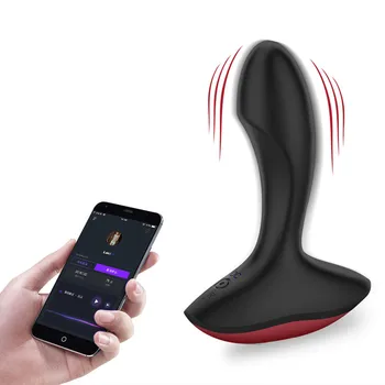 Smart APP Nuotolinio Valdymo Wireless G-taško Vibratorius Prostatos Massager Sekso Žaislas Silikono Išangę Kulminacija Analinis Kaištis Vyras Magic Motion