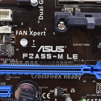 Už ASUS F2A55-M LE Pradinio Darbastalio Plokštė Socket FM2 DDR3 AMD A55M A55 SATA II Naudojami Mainboard