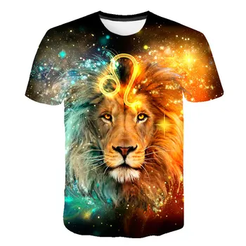 2021 Liūtas Karalius T-shirt yra pasirengusi berniukų, mergaičių pasveikinti šią vasarą su poliesterio pagaminti marškinėliai 4 5 6 7 8 9 10 11 12 13 14Y