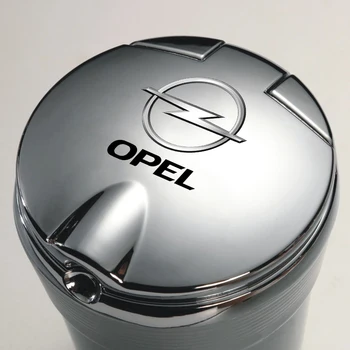 Kūrybiškumo Spalvos Logotipas Automobilio Peleninę Opel OPC Astra J, H G K Insignia Corsa D B E Mokka Vectra Su Dangčiu Su Led Apšvietimo