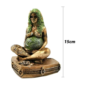 Motinos Žemės Meno Statula Dervos Žemės Motinos Statulėlės Sodo Ornamentu Statula Statulėlės Motinos Dienai, Lauko Skulptūros, Amatų Desktop