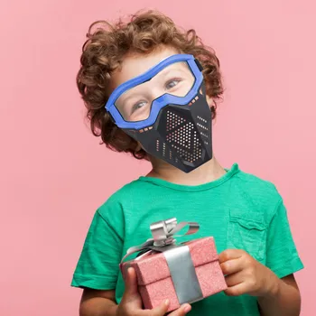 Vaikų Šaudymo Žaidimas Face Protector Aukščio Apsauginę Įrangą Veido Kaukė Medžioklės Taktikos Lauko Face Protector