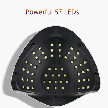 120W X5 Max LED Nagų Lempa, Elektrinis Nagų Džiovintuvas 57 Led Lempos UV Nagų Gelio lenkų Džiovintuvas Manikiūro Lempa Nagų Salonas Žibintas Džiovintuvas 2021