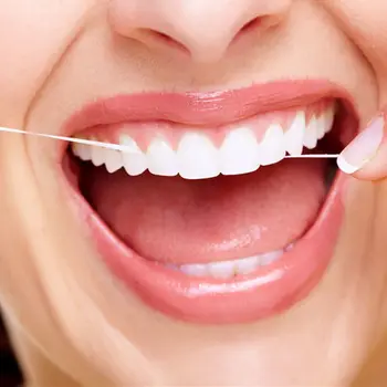 1 vnt Atsitiktinių Spalvų 15M Dantų Siūlas, Dantų Valymas, Burnos Priežiūros Rinkinys Dantų Higienos Mėtų Aromatas Nešiojamų Keychain Dantų Siūlas