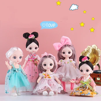 1Set 17cm Bjd Lėlės Priedai 13 Kilnojamojo Bendras Žaislai Princesė Lolita Mini Modeliavimo 