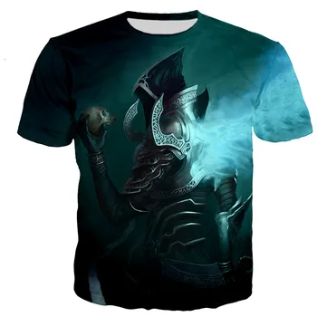 Diablo 3 Reaper Sielos marškinėliai vyrams/moterims 3D spausdinti marškinėliai atsitiktinis Harajuku stiliaus marškinėlius streetwear viršūnes dropshipping110/6XL