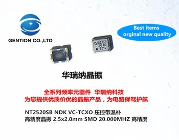 10vnt originalus naujas NT2520SB NDK VCTCXO įtampa-kontroliuojamos temperatūros subsidija chip kristalų 2520 2025 20M 20MHZ 6 pėdų