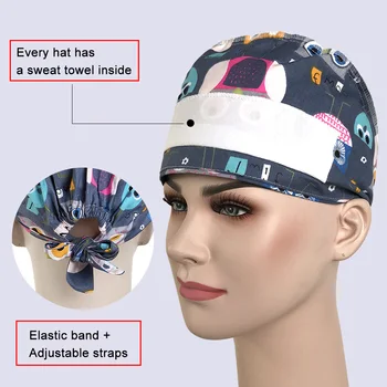 Reguliuojamas Odontologijos Klinika Chirurginės Kepurės Spalvotų Pet Ligoninės Gydytojas Kepurės Medicininės Slaugos Kepurės Didmeninė Vaistinė Stomatologas Skrybėlės