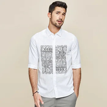 KUEGOU medvilnės vyriški marškinėliai spausdinimas Pusė rankovės mados patogūs marškinėliai vasaros medvilnės marškinėliai baltos viršų plius dydis BC-28317
