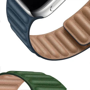 Odos Link diržu, Apple watch band 44mm 40mm 38mm 42mm watchabnd originalus Magnetine Kilpa apyrankę iWatch seires 3 4 5 6 SE