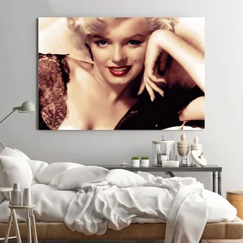 Cuadros Seksualus Kelti Nuotrauką Marilyn Monroe Drobė, Tapyba, Plakatas Sienos Paveiksl Modernių Namų Miegamąjį Kambarį Apdaila