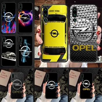 Opel Astra automobilių Telefoną atveju Huawei P Mate P10 P20 30 P40 10 20 Smart Z Pro Lite 2019 juoda meno funda tendencija coque gana