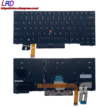 Ne Naujas JAV anglų Klaviatūra su foniniu Apšvietimu Lenovo Thinkpad T480S T490 P43S E480 E490 T495 L480 L490 L380 L390 Jogos Nešiojamas 01YP280