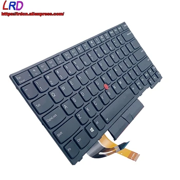 Ne Naujas JAV anglų Klaviatūra su foniniu Apšvietimu Lenovo Thinkpad T480S T490 P43S E480 E490 T495 L480 L490 L380 L390 Jogos Nešiojamas 01YP280