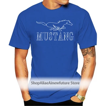 2021 Naujas Mados Prekės Ženklo Drabužių Mustang Mach 1 Meilužis Marškinėlius Daugiau Sportinius Marškinėlius, Parduodama Puiki Dovana Automobilio Vaikinas Marškinėliai