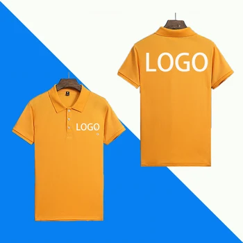 Suaugusiųjų POLO marškinėliai 16 spalvų high-end logotipą office atsitiktinis banga grynos medvilnės tėvų-vaikų drabužiai atvartas spausdinimo tekstas 