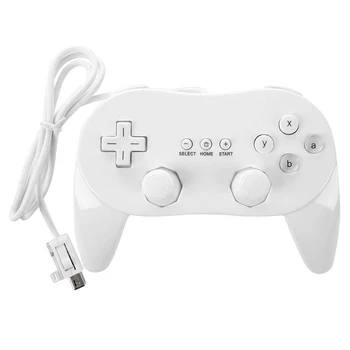 8 Mygtukai Klasikinis Laidinio Gamepad Valdytojas Žaidimas Kreiptuką Nintendo Wii Joypad Nuotolinio Valdymo Suderinamas su Visais Wii Žaidimai