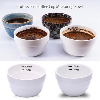 Espresso Kavos Medicininė Taurės 150-200ml Keramikos Matavimo Dubenį Kavos Konkurencijos Kepimo/Sausas Ingredientų/Skysta Priedai