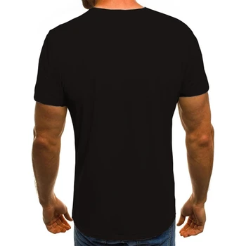 2021 Naujas Prekės ženklas Raumenų Marškinėliai Vyrams Pilvo Raumenis Juokinga T Marškinėliai Black Marškinėliai 3D Mens Drabužių Punk Roko Mados Slim Viršūnės
