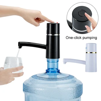 Nešiojamų Automatinis Elektrinis Vandens Siurblys Dozatorius Belaidžio Įkrovimo Mygtuką Vandens Butelis Siurblys USB Įkrovimo Gėrimų Dozatorius